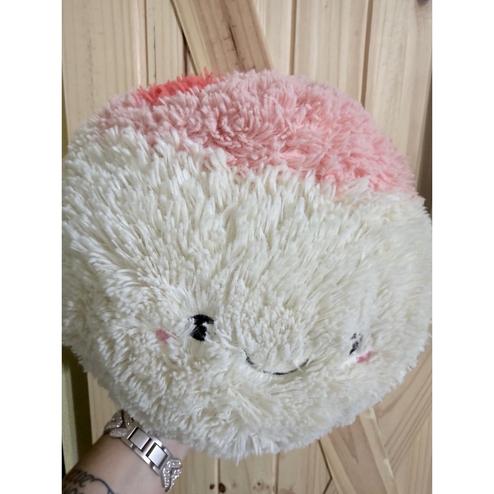 Squishable Comfort Food Shrimp Sushi Plush 15 Inch Pink White Green Nigiri Toy